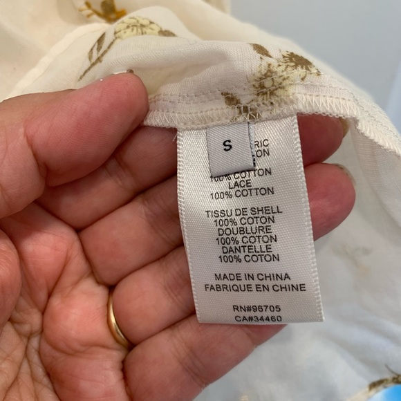 NWT Rebecca Taylor Marigold Fleur Ines Smocked Blouse. Size Small - Picture 8 of 8